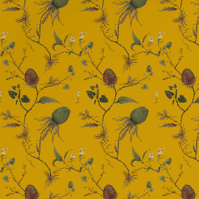 Artichoke Vine Marigold Wallpaper