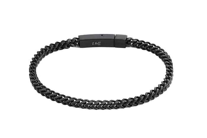 Black Franco Link Bracelet