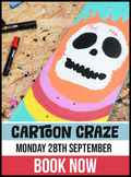 Cartoon Craze // 10am Monday 28th