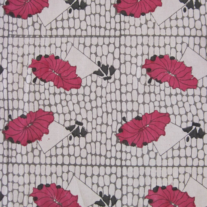 Eartha Pink Linen Fabric