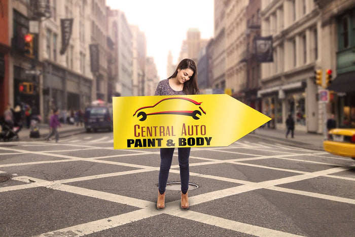 Giant Arrow Signs