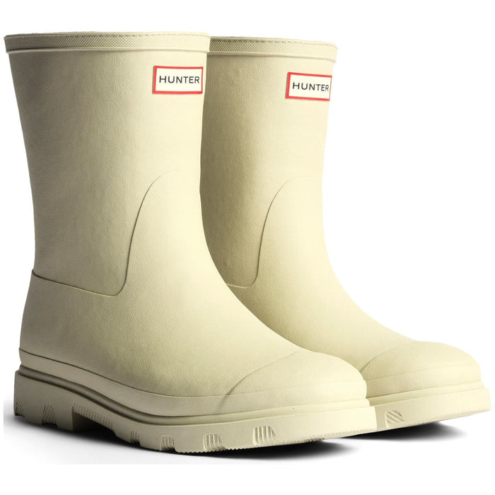 Hunter Mens Downpour Short Insulated Boot Gravel