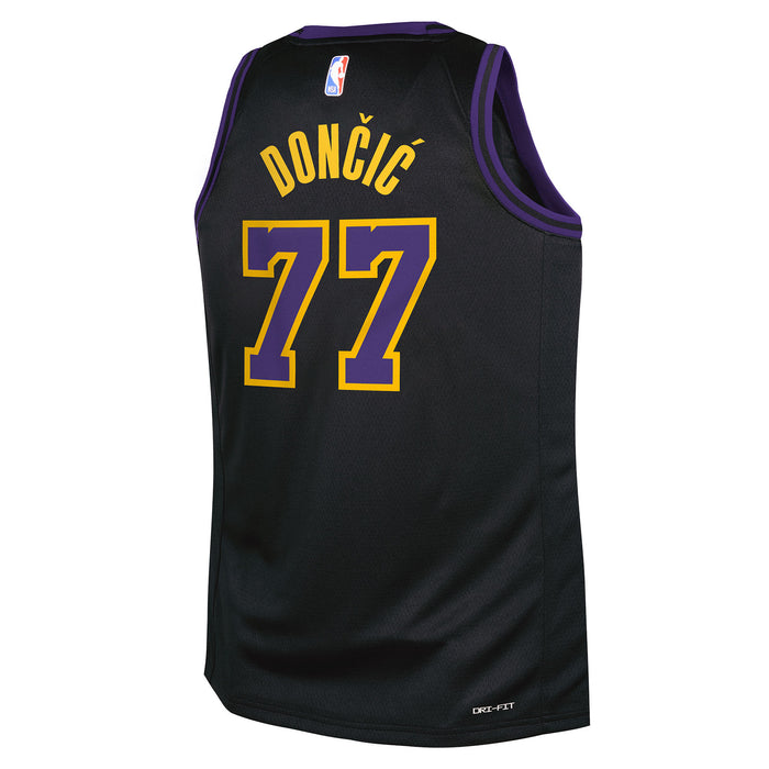 Nike Lakers Doncic 77 Kid SWMN Jersy Blk