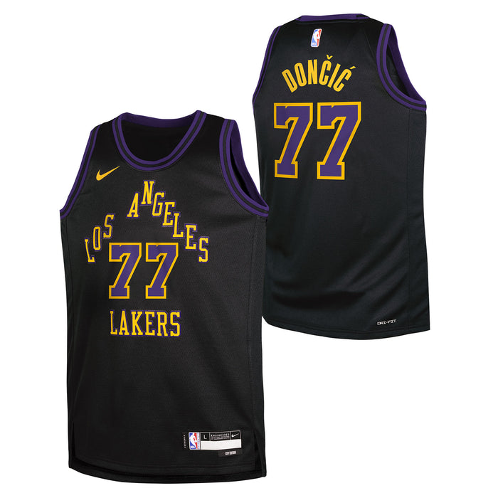 Nike Lakers Doncic 77 Kid SWMN Jersy Blk