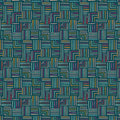Milledge Navy Multi Fabric