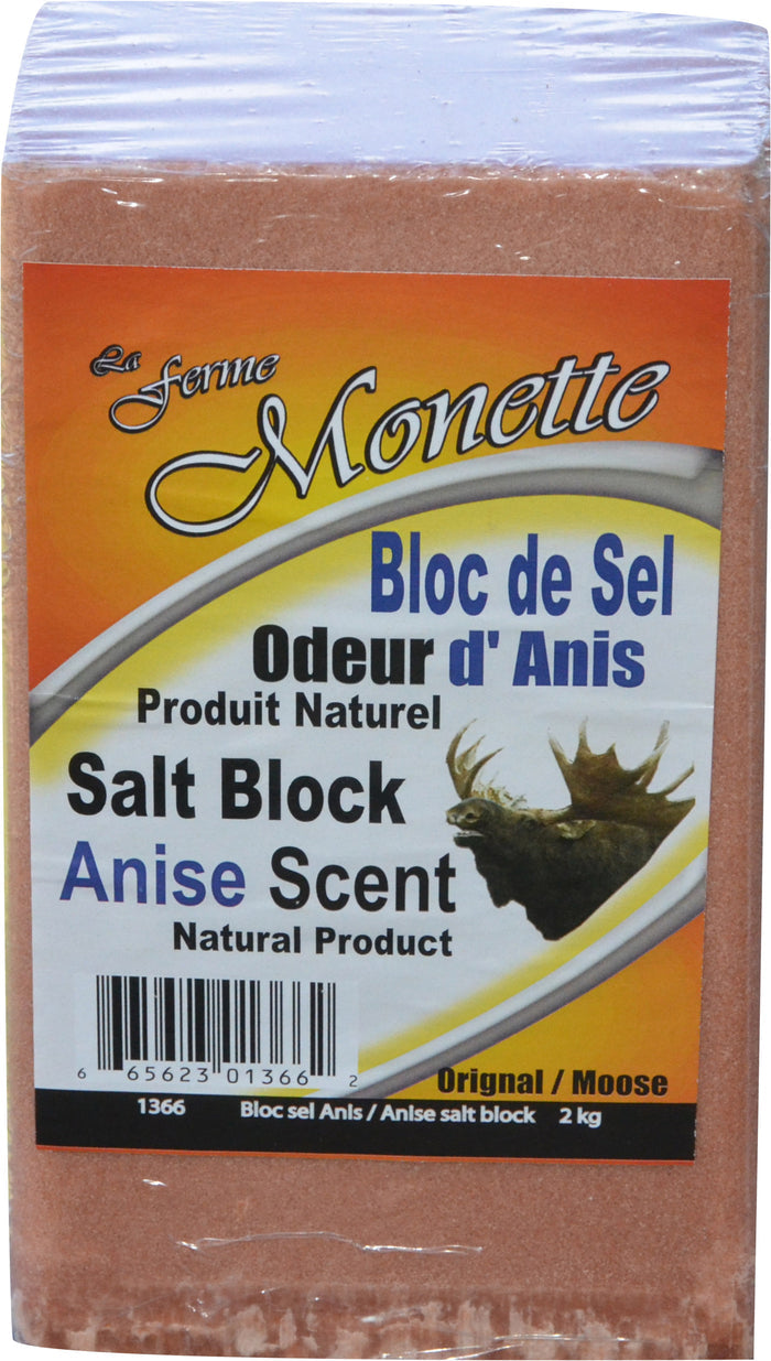 Moose Salt Bloc - Anise - 2 kg
