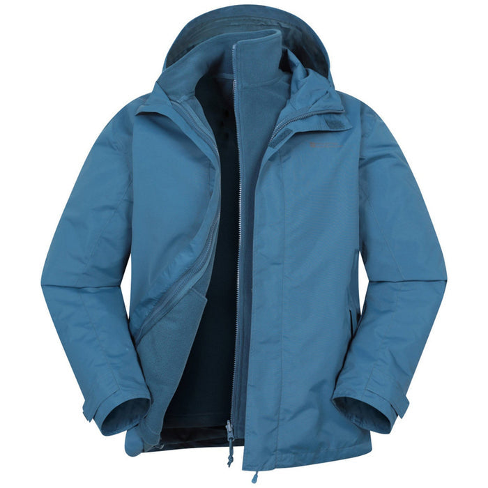Mountain Warehouse Mens Fell II 3 in 1 Jacket Dark Blue