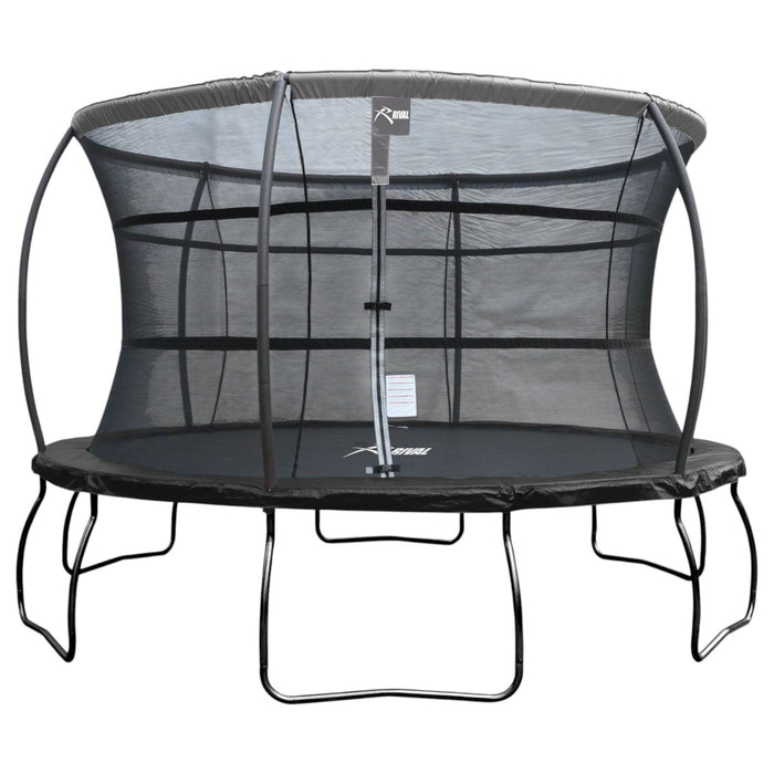 Rival 13ft Outdoor Trampoline with Enclosure - Black