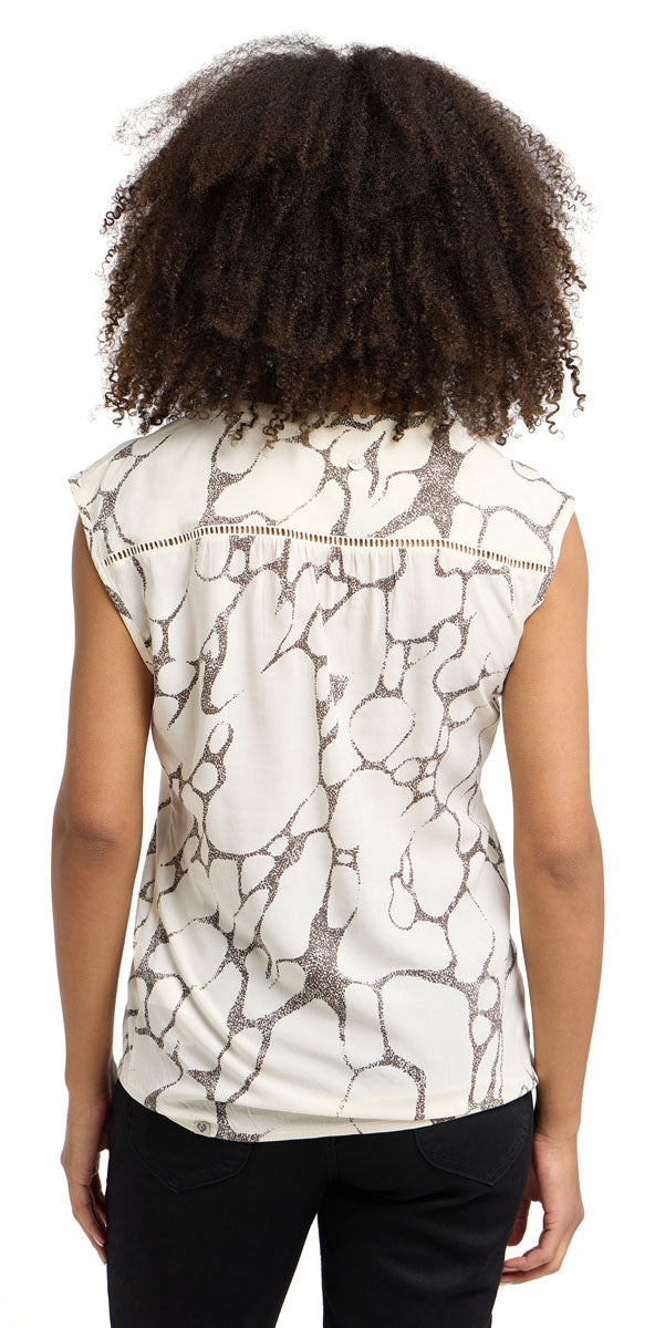 Saltty Print Sleeveless Top - Women's
