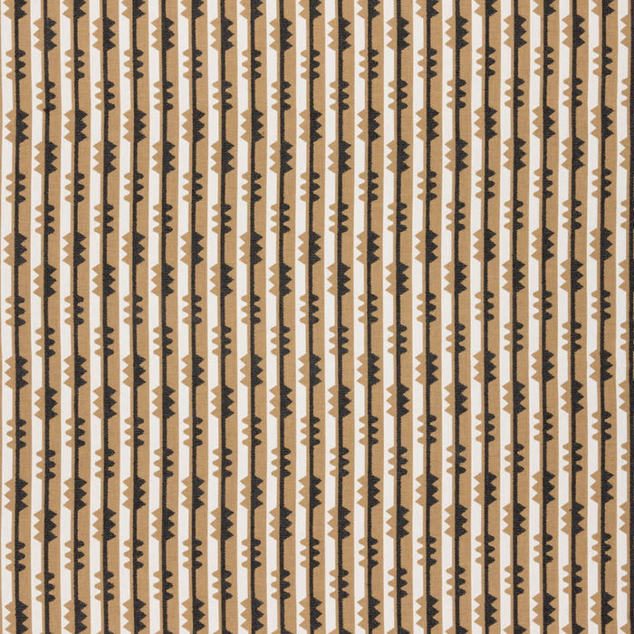 Spindle Stripe Charcoal Fabric