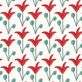 Spring Rhythm Red Wallpaper