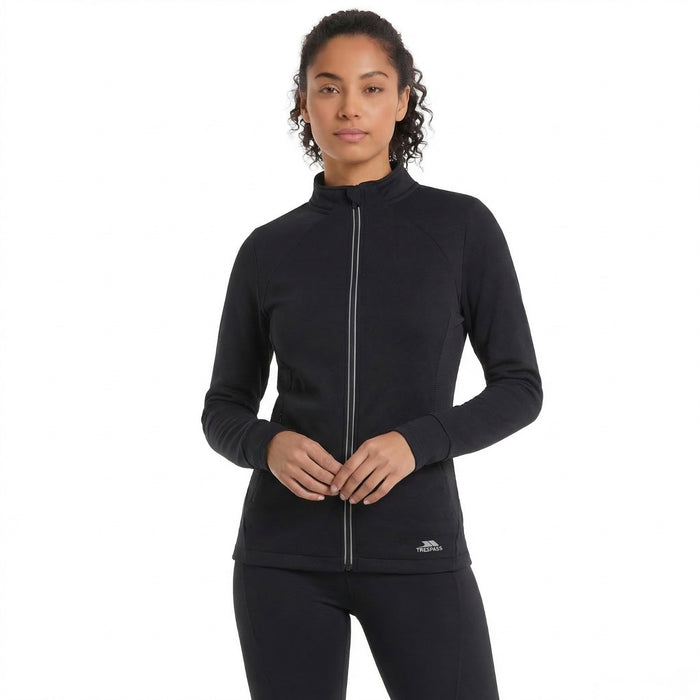 Trespass Womens Ridge Track Jacket Black