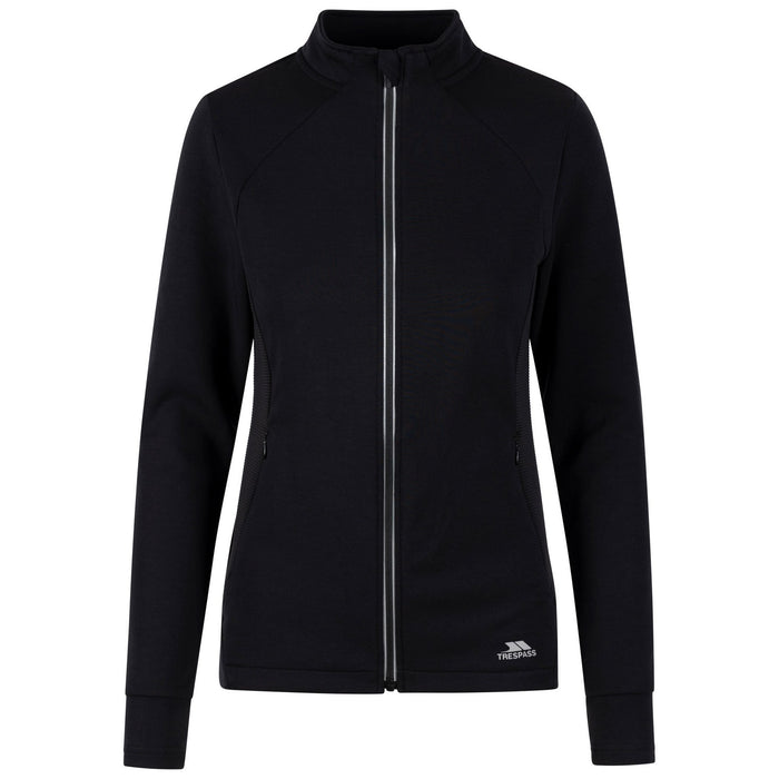Trespass Womens Ridge Track Jacket Black