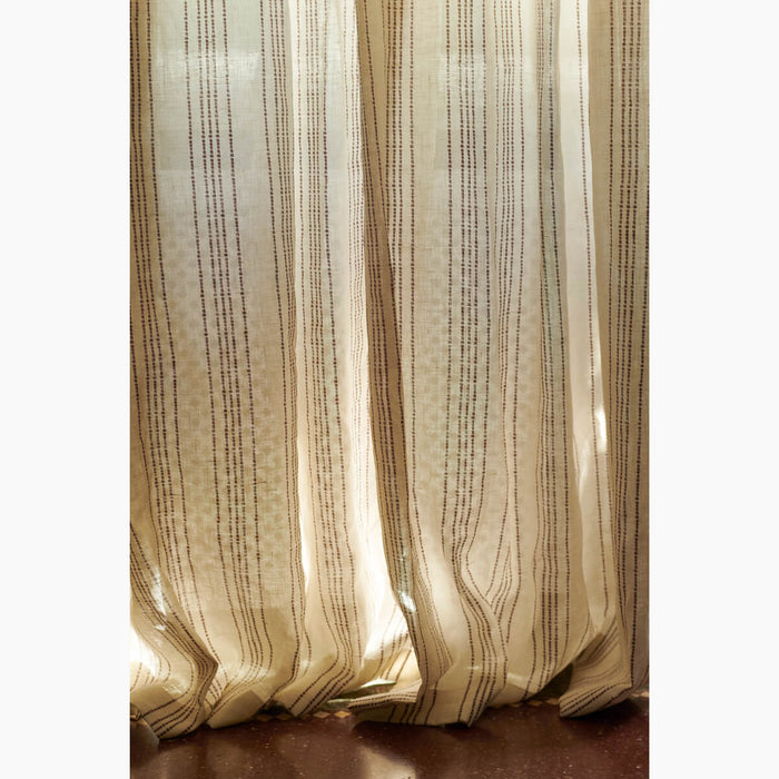 Vera's Stripe Burgundy Fabric