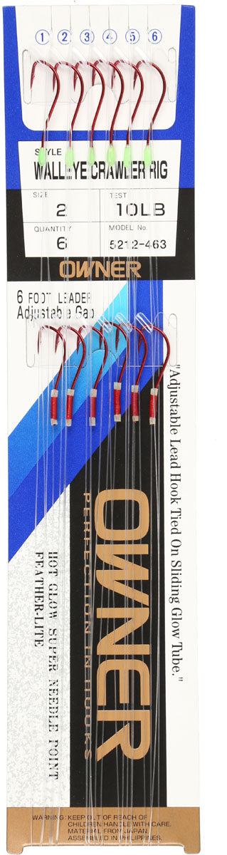Walleye Plus Snell Hook - 6/PK