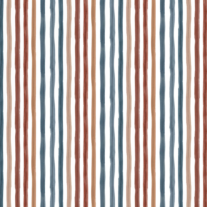 Wide Stripe Rusty Wallpaper